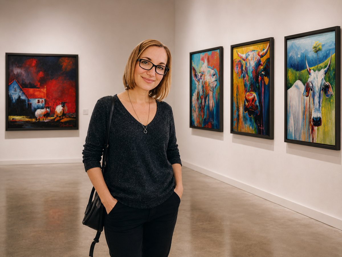 Olha Hnatiuks figurative Malerei weckt wachsendes Interesse europäischer Galerien