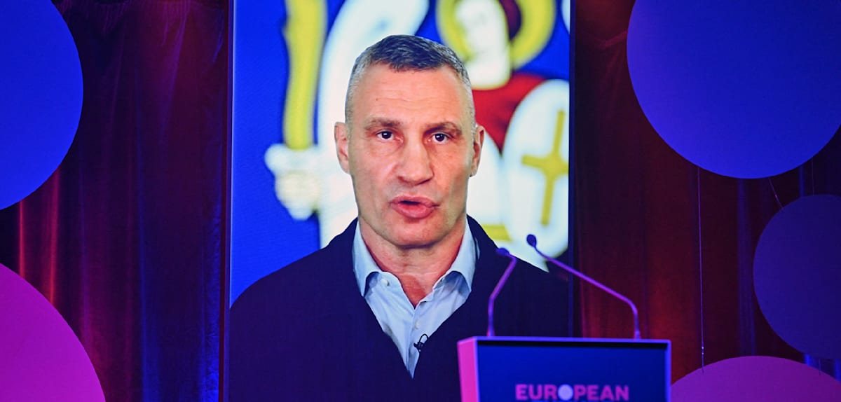 Klitschko ruft in Berlin zur Solidarität mit der Ukraine auf