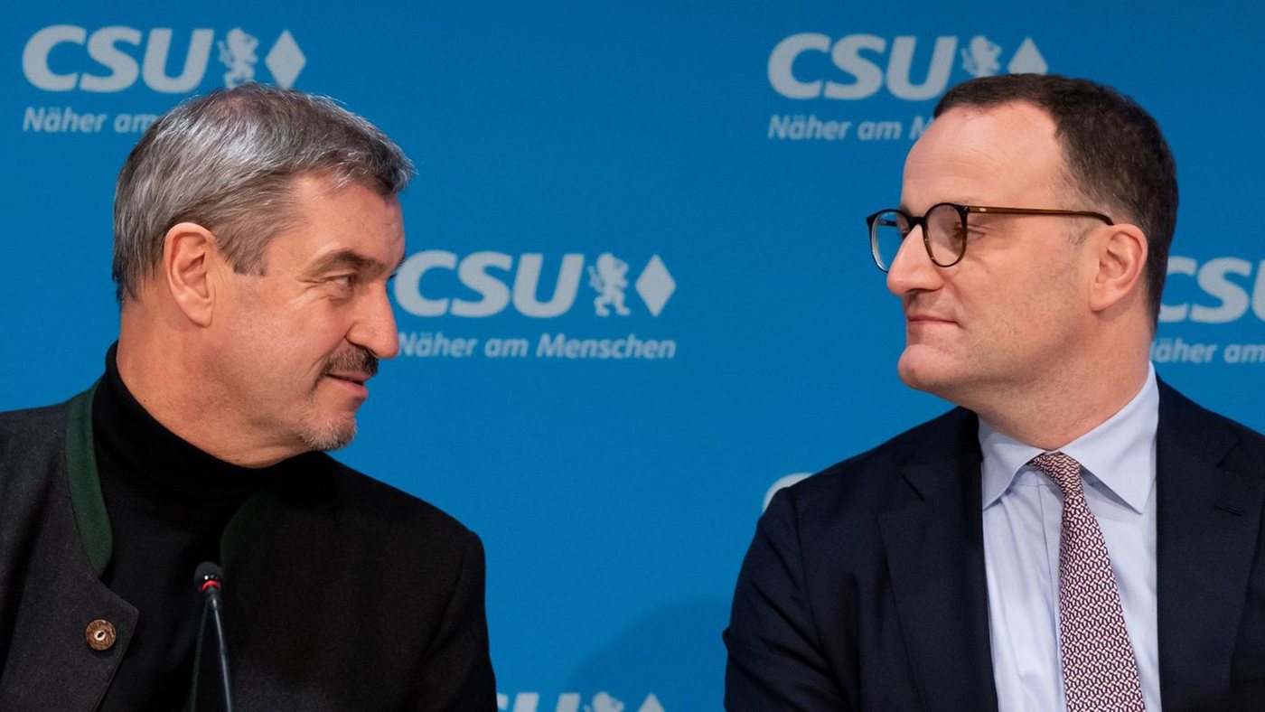 Söder zollt Spahn Respekt nach Rücktritt als Unionsfraktionschef