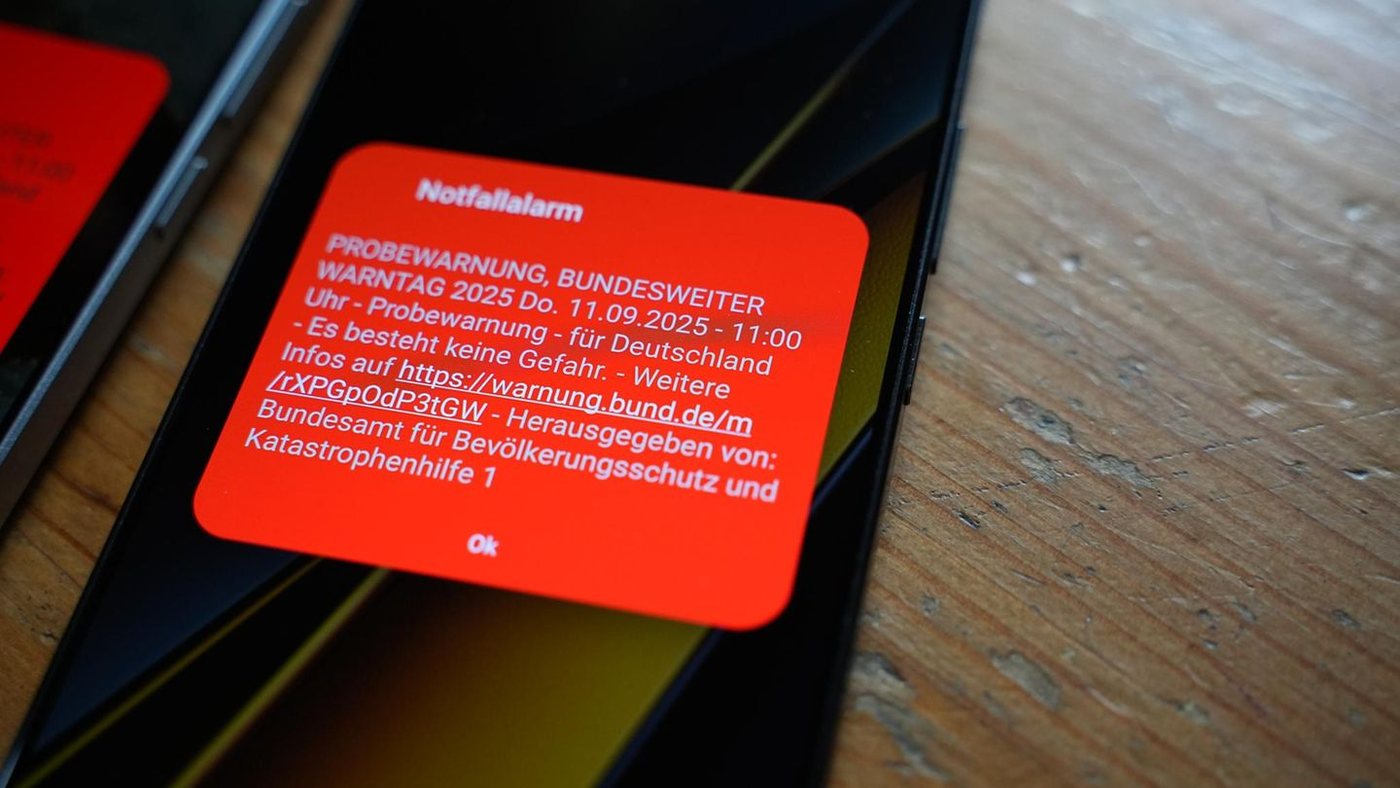 Bundesweiter Warntag: Am 10. September heulen Sirenen und schrillen Handys