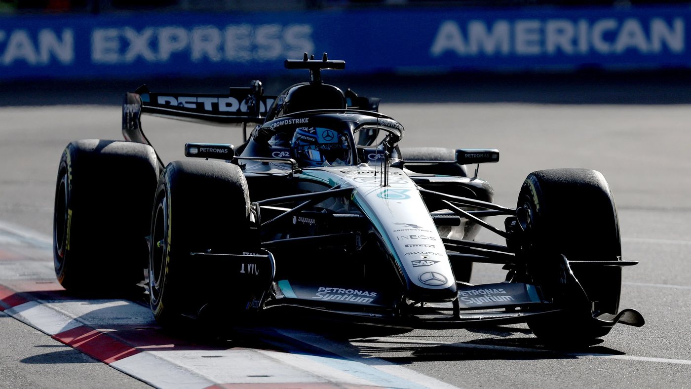 Formel 1 in Baku: George Russell gewinnt knapp vor Max Verstappen