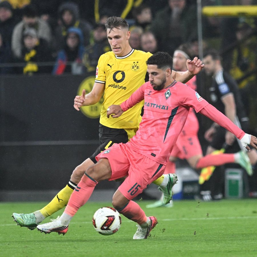 Später Ausgleich: Dortmund verspielt Sieg gegen Bremen
