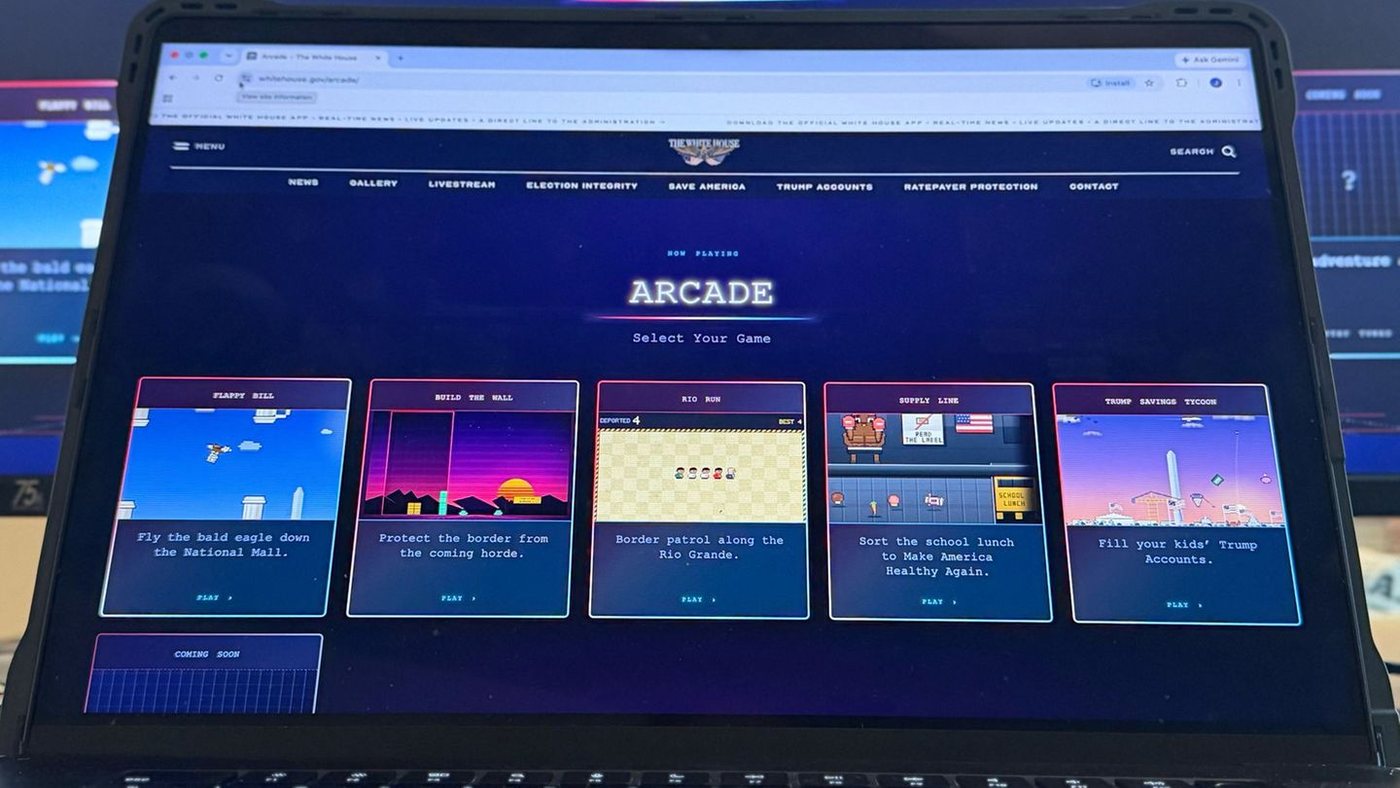 Weißes Haus verpackt Trumps Politik in Online-Spiele