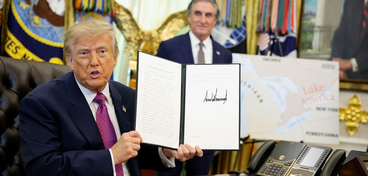 Trump unterzeichnet Dekret zur Umbenennung des Ontariosees